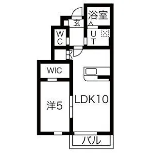 East Village I棟【1階】の間取り