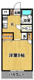 グレース春日【4階】の間取り