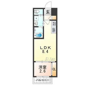H-maison森ノ宮II【3階】の間取り