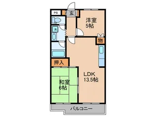 ヴィラパーティス【3階】の間取り