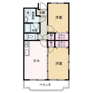 ヒルヴィレッジ【2階】の間取り