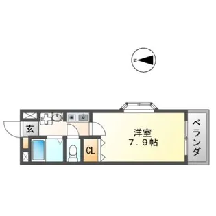 セイント【2階】の間取り