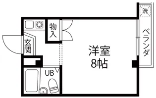 エクセレント第2【2階】の間取り