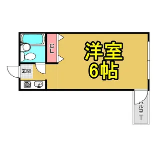旭グランドハイツ【2階】の間取り