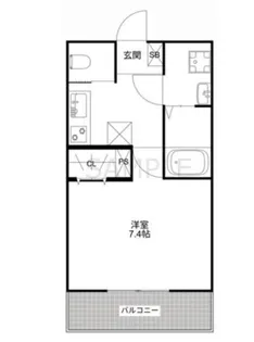 MQuarto淵野辺共和【1階】の間取り