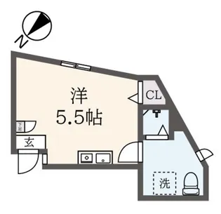 まんまるハウス赤塚【1階】の間取り