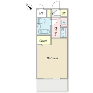 プロシード白楽【1階】の間取り