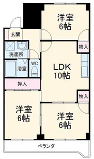 エステート23【1階】の間取り