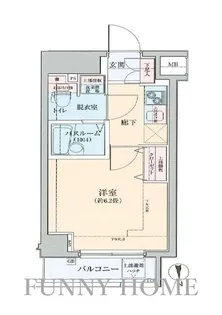 ロアール豪徳寺【1階】の間取り