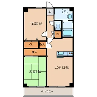 オーレゾン【4階】の間取り