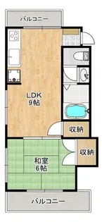 清和コーポ【3階】の間取り