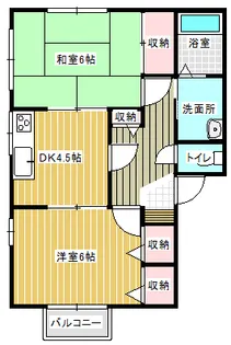 ウインドミルE【1階】の間取り