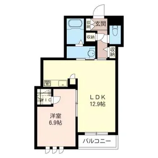 アルフラット武蔵浦和【3階】の間取り