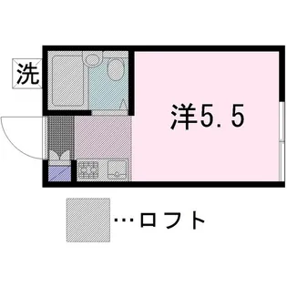 スカーレットプラザ1【2階】の間取り