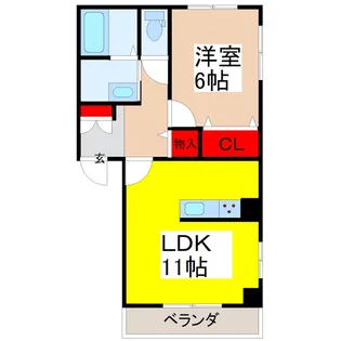 Lucky flat【3階】の間取り