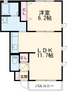 Moderno B【1階】の間取り