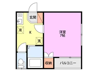 SAJA-Cherryfield【1階】の間取り