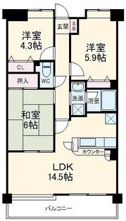 シュティーレマツバラ【2階】の間取り