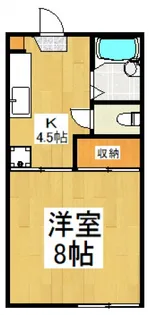 ハピネス【1階】の間取り