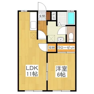 コーポ伊藤【2階】の間取り
