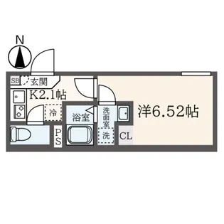Freesia中野富士見町【5階】の間取り