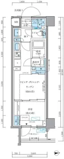 パークアクシス品川シーサイド【1階】の間取り