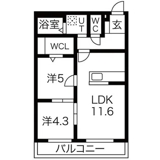 パストラーレ【1階】の間取り