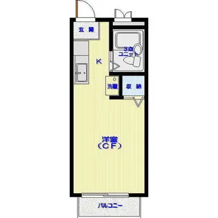 光和マンション【1階】の間取り