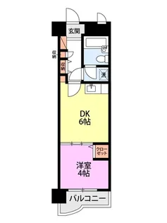 ライオンズシティ新潟【7階】の間取り