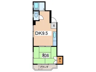 ファンシービル【3階】の間取り