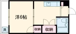 アメニティ千川【2階】の間取り
