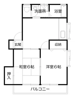 エスケイハイム【2階】の間取り