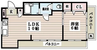 ラ・メゾン・ラブリーズ【3階】の間取り