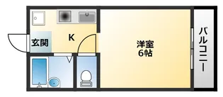 ジェイズアベニュー【2階】の間取り