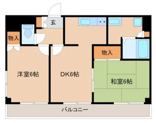 シャトー・ド・ピエール【5階】の間取り