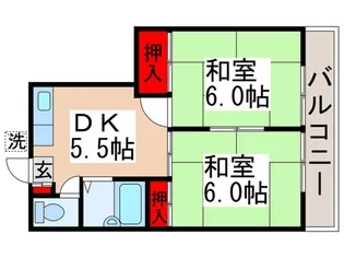 メゾン鎌ケ谷【1階】の間取り