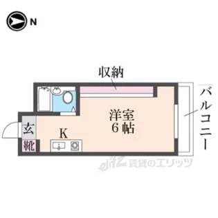 メゾン若江【4階】の間取り