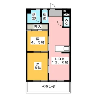 青木ビル【3階】の間取り