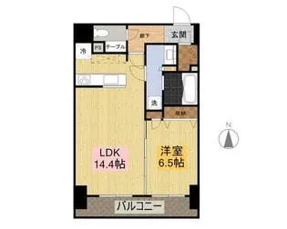 ブレシア銀座イースト【12階】の間取り