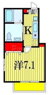 ピアンタ鬼越【2階】の間取り