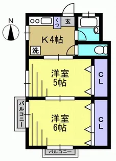 第5ハイムトシマ【1階】の間取り