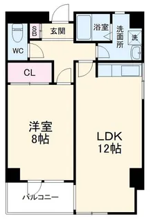 エスティガーデン【4階】の間取り