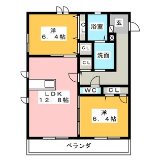 セレーノ【1階】の間取り