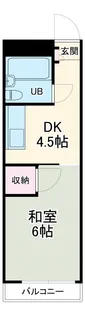 マンション翠嵐【5階】の間取り