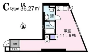 アリス・マナーガーデン銀座ウォーク【2階】の間取り