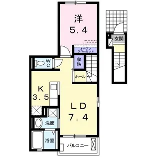 K・Sガーデン II【2階】の間取り