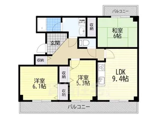 アンシャンテ【4階】の間取り