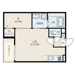 Jack kohokuI【3階】の間取り