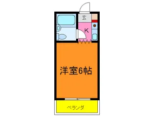 ハイツゴールド【2階】の間取り