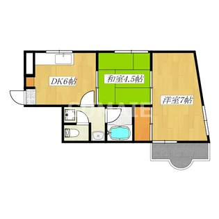 北赤羽マンション【2階】の間取り